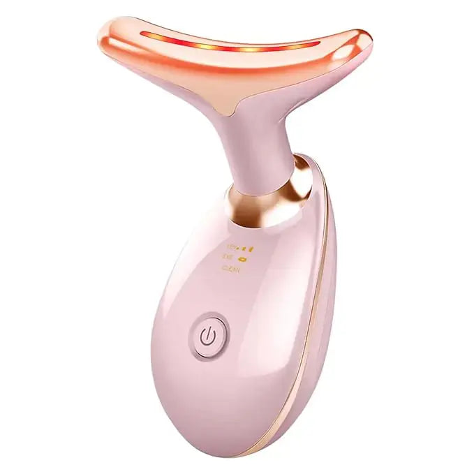 Beauty Facial Massager, 7 Color Wavy Acne Beauty Microcurrent Facial Device Skin Firming for Face Neck Beauty Device, Direct x